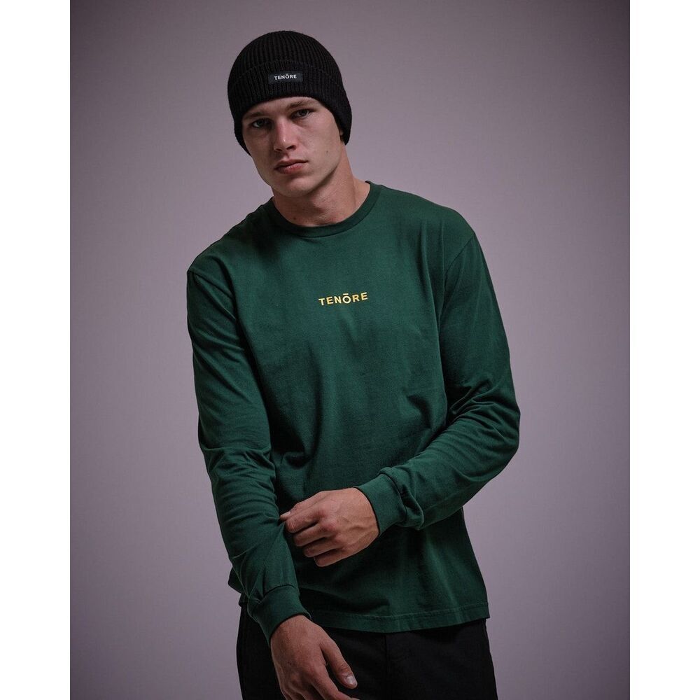 ✨Tenore Green Long Sleeve Sz Large Tee✨